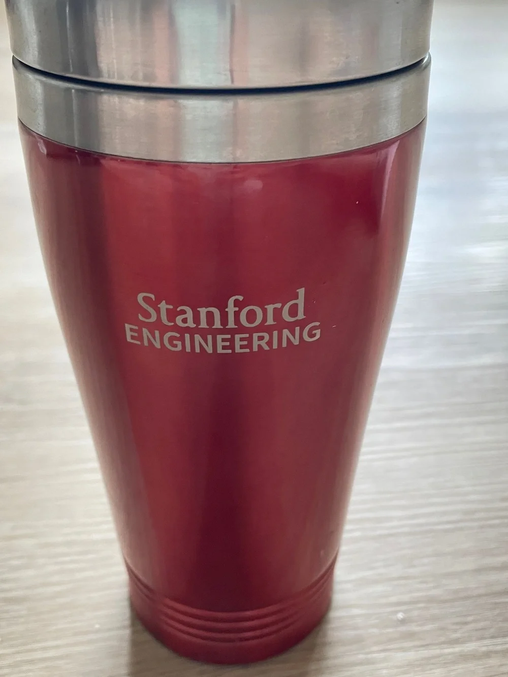 Engineering Red Travel Tumbler